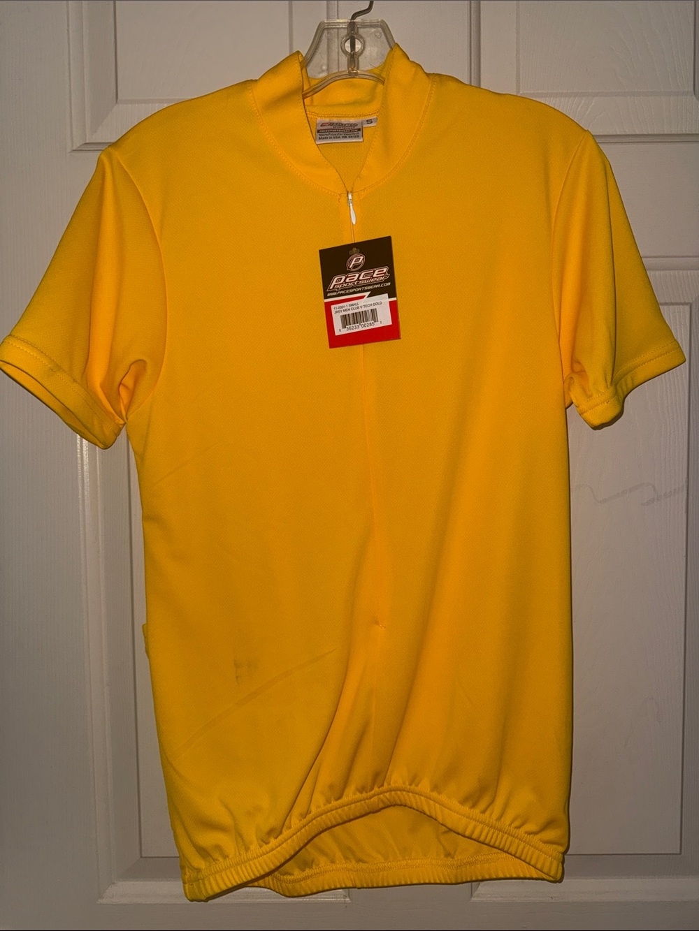 Men's Yellow Cycling Jersey - NWT - Small Short Sleeve
